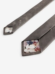 Neutral Bronze Brown Signature Made In Italy Tie - Image 3 of 3