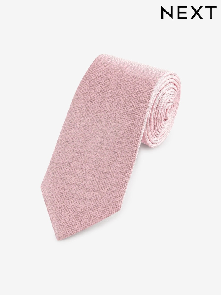 Damson Pink Signature Made In Italy Tie - Image 1 of 3