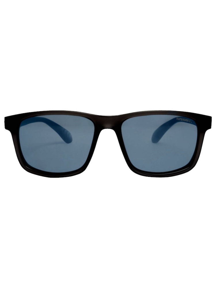 Superdry Grey Square Sunglasses - Image 1 of 2