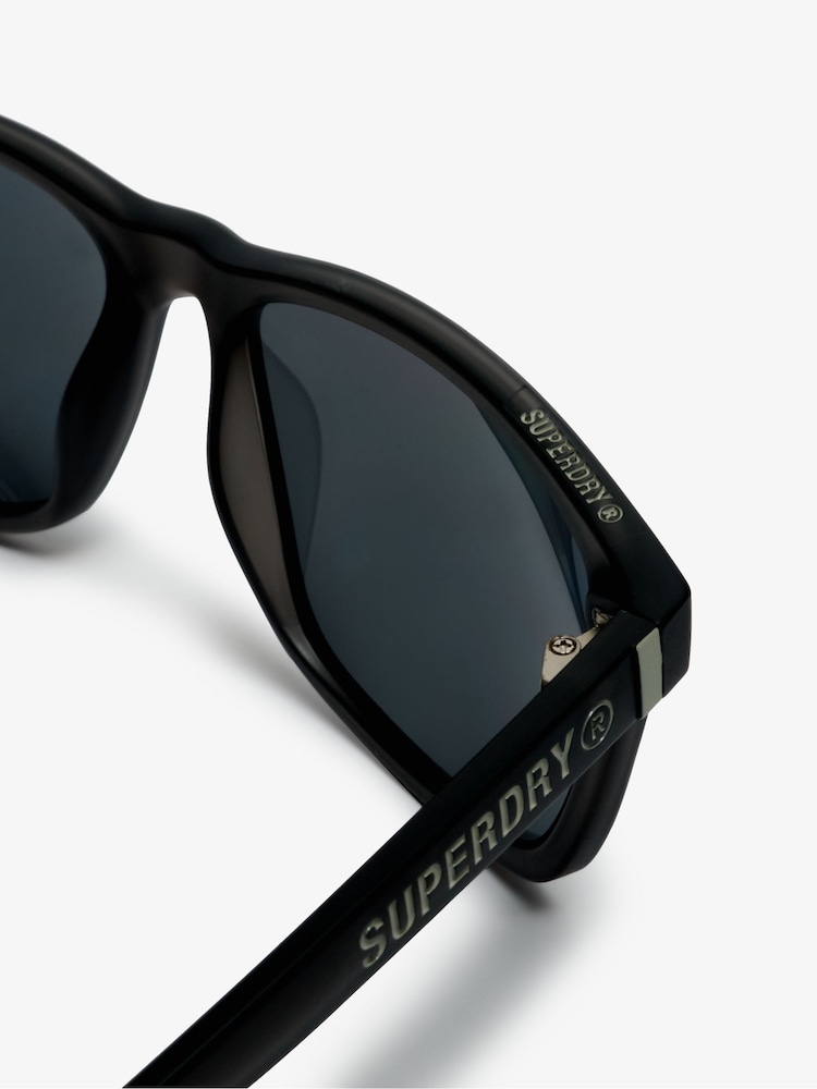 Superdry Grey Square Sunglasses - Image 2 of 2