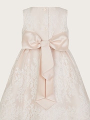 Monsoon Pink Baby Valeria Lace Dress - Image 2 of 3