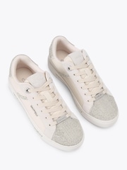 Carvela White/Light Pink Daze Jewel Trainers - Image 5 of 5