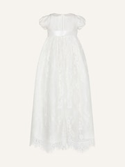 Monsoon White Baby Provenza Silk Christening Dress - Image 2 of 3