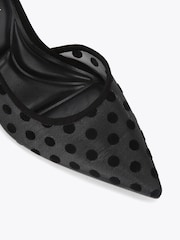 Carvela Positano D Orsay Polka Dot Heeled Shoes - Bilde 4 av 5