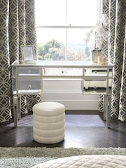 Mirror Fleur 5 Drawer Console Dressing Table - Image 2 of 5