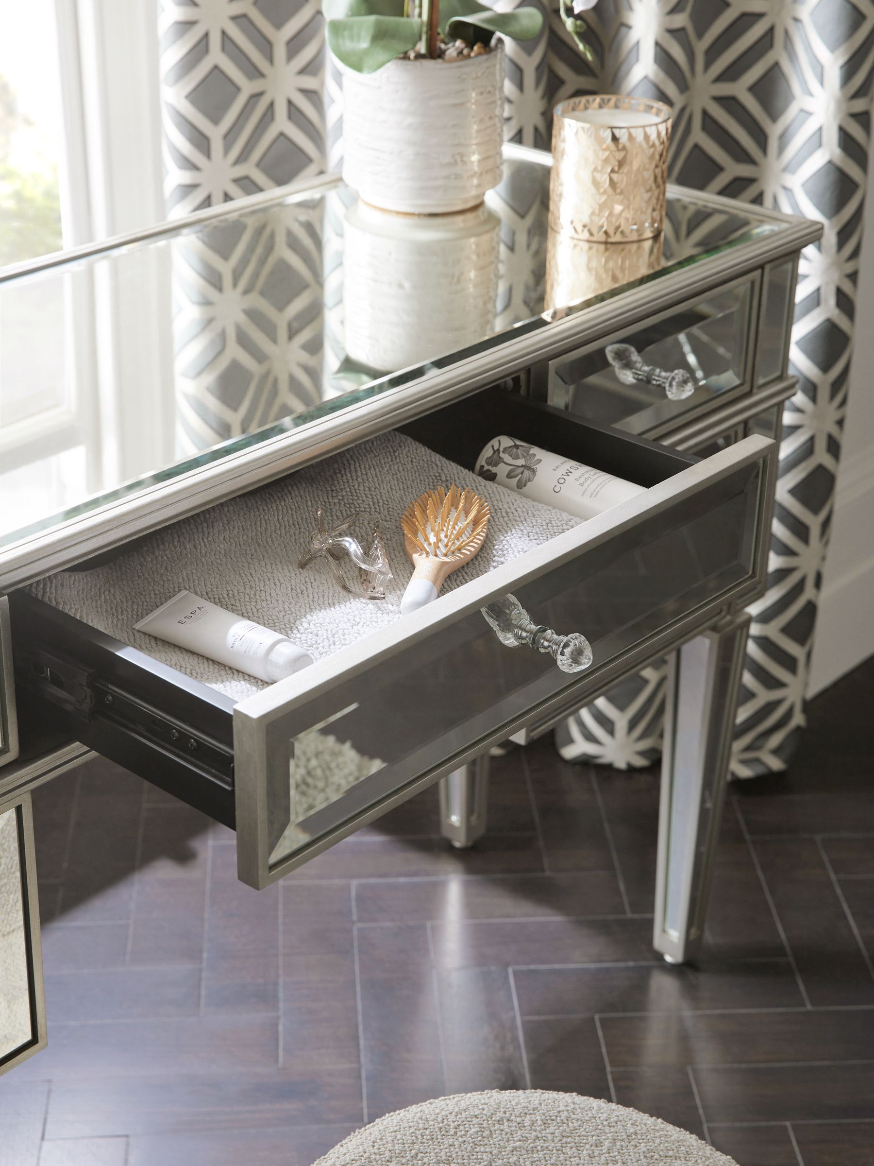 Buy Mirror Fleur Console Dressing Table from the Next UK online shop