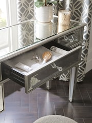 Mirror Fleur 5 Drawer Console Dressing Table - Image 5 of 5