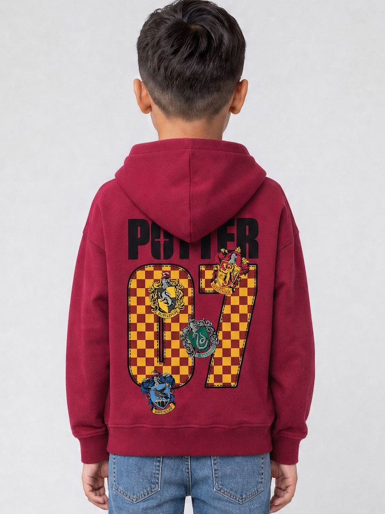 Rags & Rascals Red Harry Potter Seeker Hoodie - Image 1 of 5 Rags & Rascals Red Harry Potter Seeker Hoodie - Image 1 of 5