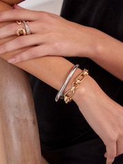 Gold/Silver Chunky Ring Pack - Image 3 of 5