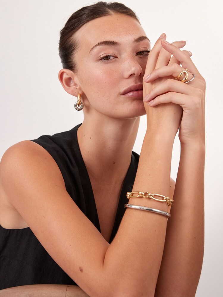 Gold/Silver Chunky Ring Pack - Image 5 of 5