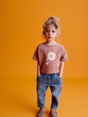 Brown Sunflower Short Sleeve T-Shirt (3mths-7yrs) - Image 2 of 7