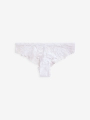Weiß - Sunflower Brasilianischer Spitzenslip mit Sonnenblumendesign - Bild 5 von 5