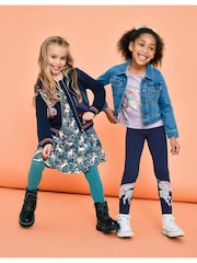 Monsoon Unicorn Rainbow Leggings - Image 1 of 4