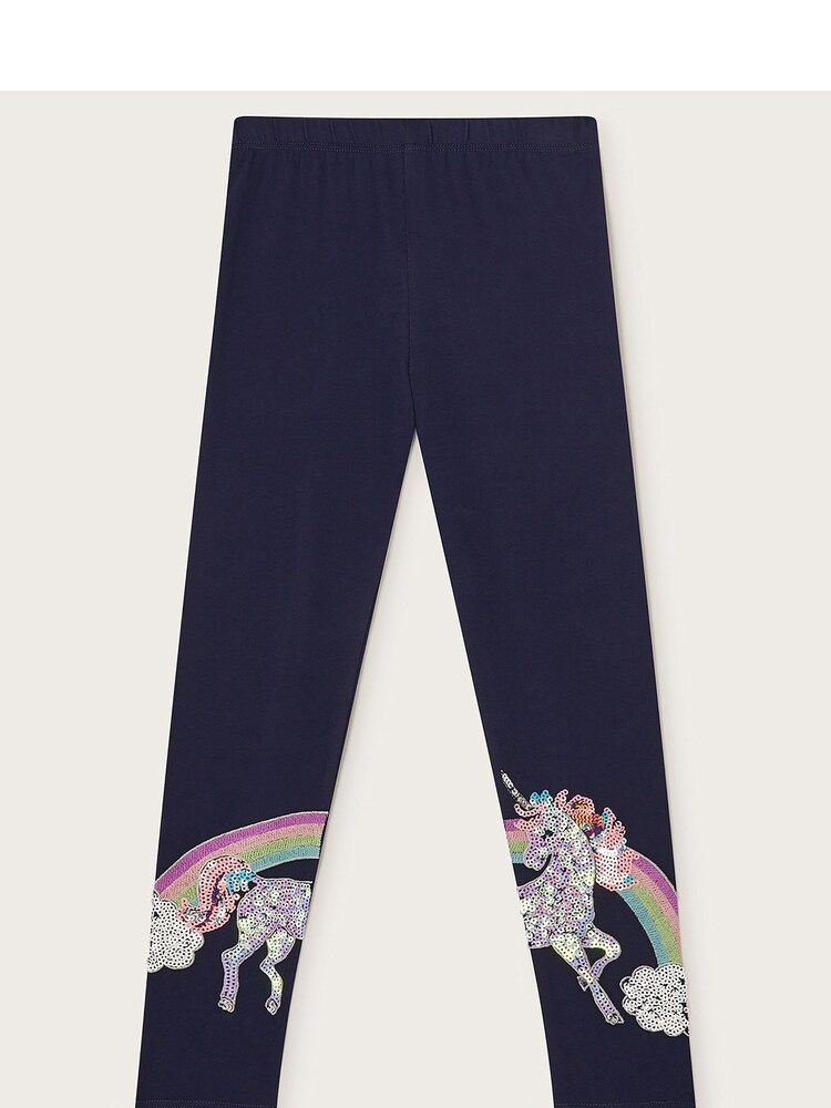 Monsoon Unicorn Rainbow Leggings - Image 2 of 4