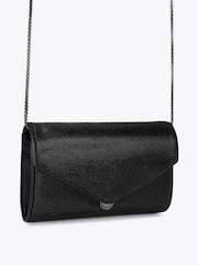 Carvela Black Spiral Envelope Embellished Clutch Bag - Image 5 of 5