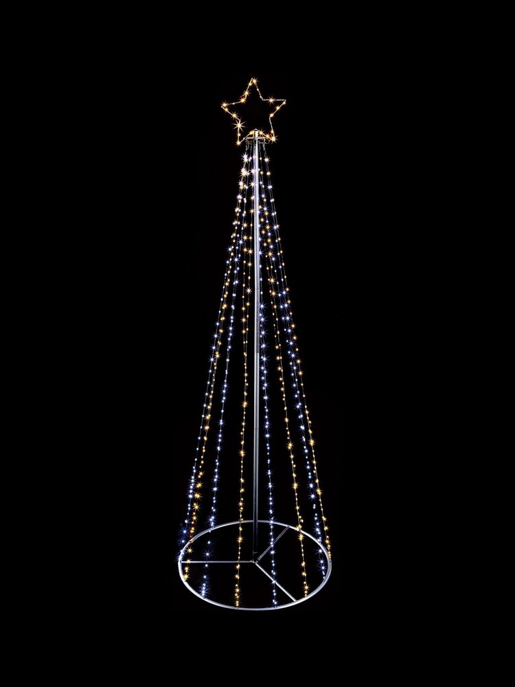 Premier Decorations Ltd Gold 8ft Flexi Bright LED Christmas Tree - Image 1 of 2