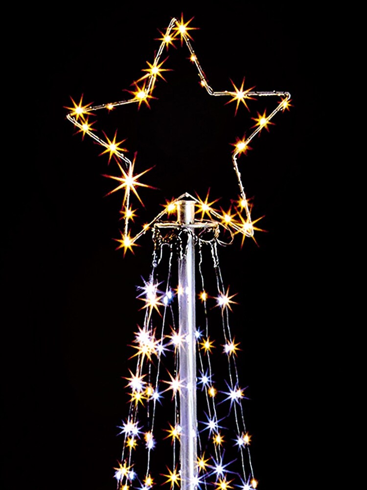 Premier Decorations Ltd Gold 8ft Flexi Bright LED Christmas Tree - Image 2 of 2
