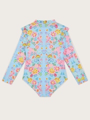 Monsoon Blue Floral Swimsuit - Image 3 of 4