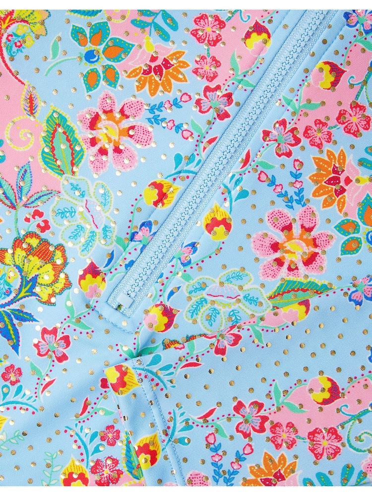 Monsoon Blue Floral Swimsuit - Image 4 of 4 Monsoon Blue Floral Swimsuit - Image 4 of 4