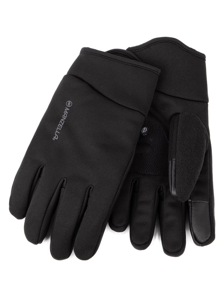 Totes Black Mens Manzella Warmest Gloves - Image 2 of 4