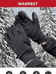 Totes Black Mens Manzella Warmest Gloves - Image 3 of 4