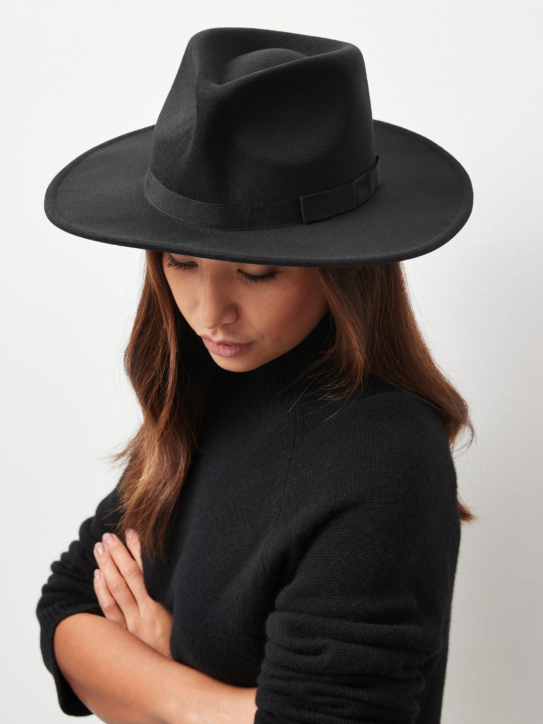 Black fedora party hats best sale