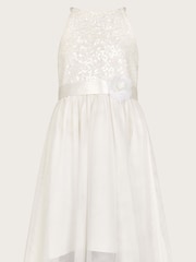 Monsoon Natural Sequin Truth Bridesmaid Dress - Image 1 of 3