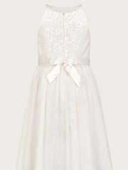 Monsoon Natural Sequin Truth Bridesmaid Dress - Image 2 of 3