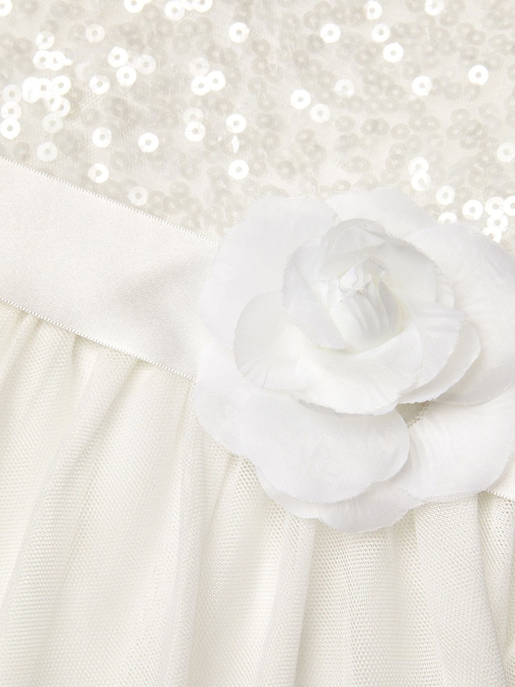 Monsoon Natural Sequin Truth Bridesmaid Dress - Image 3 of 3