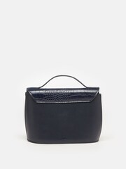Joules Claire Navy Faux Leather Croc Effect Cross Body Bag - Image 5 of 9