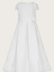 Monsoon Plissiertes Kleid aus Blumenspitze - Bild 1 von 3
