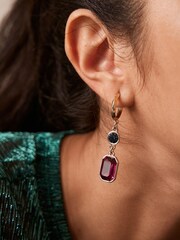 Tonalité d'or - Boucles d’oreilles dépareillées scintillantes - Image 2 of 5