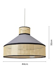BHS Natural Cane Easy Fit Shade - Image 4 of 7