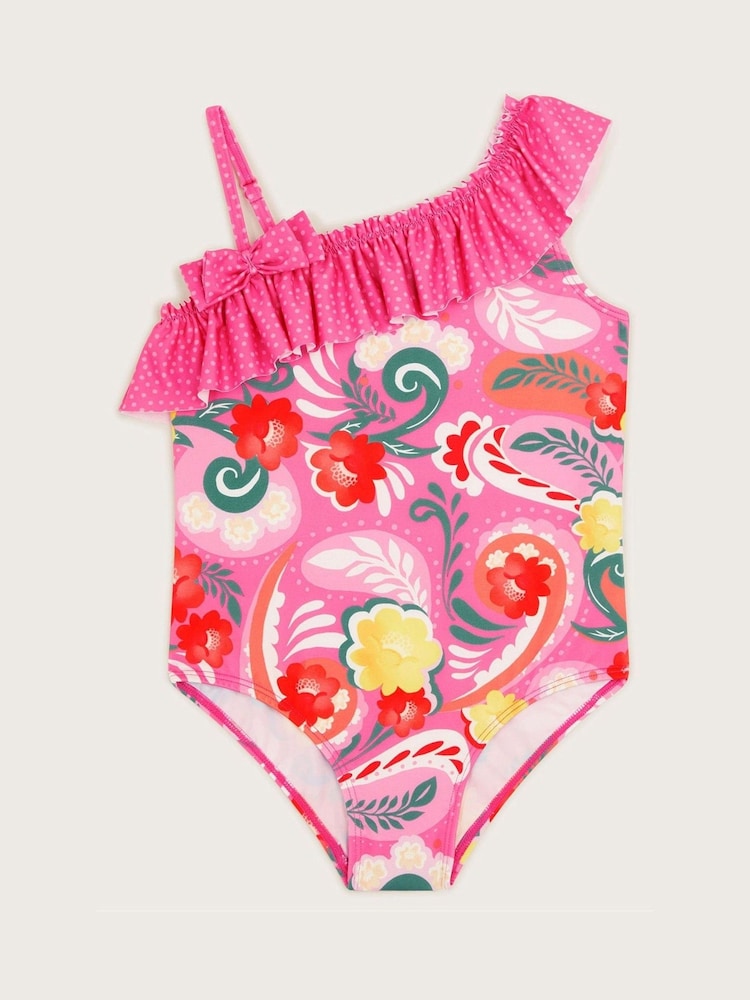 Monsoon Pink Floral Swirl Swimsuit - Image 1 of 3