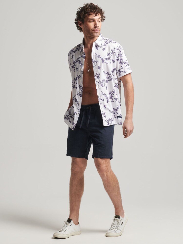 Superdry White Vintage Hawaiian Shirt - Image 2 of 6
