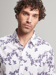 Superdry White Vintage Hawaiian Shirt - Image 5 of 6
