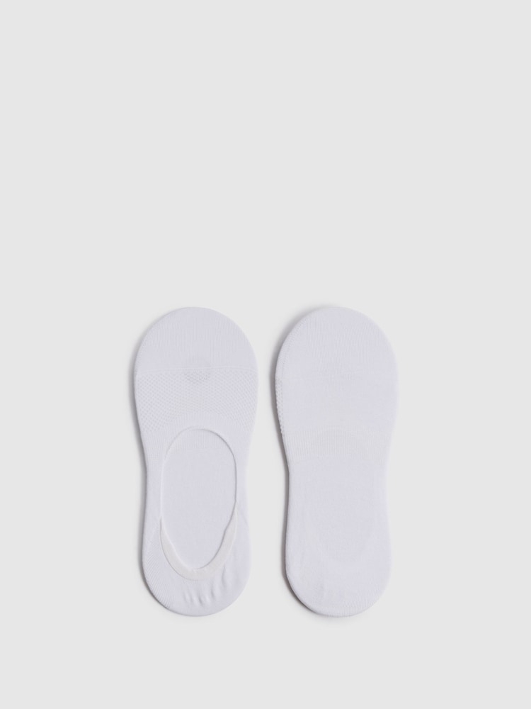 Reiss White Axis Trainer Socks - Image 2 of 2