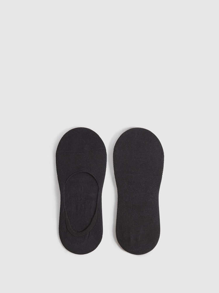 Reiss Black Axis Trainer Socks - Image 1 of 1