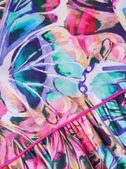 Monsoon Blue Butterfly Print Dress - Image 2 of 3