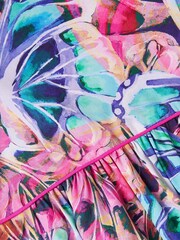 Monsoon Blue Butterfly Print Dress - Image 3 of 3