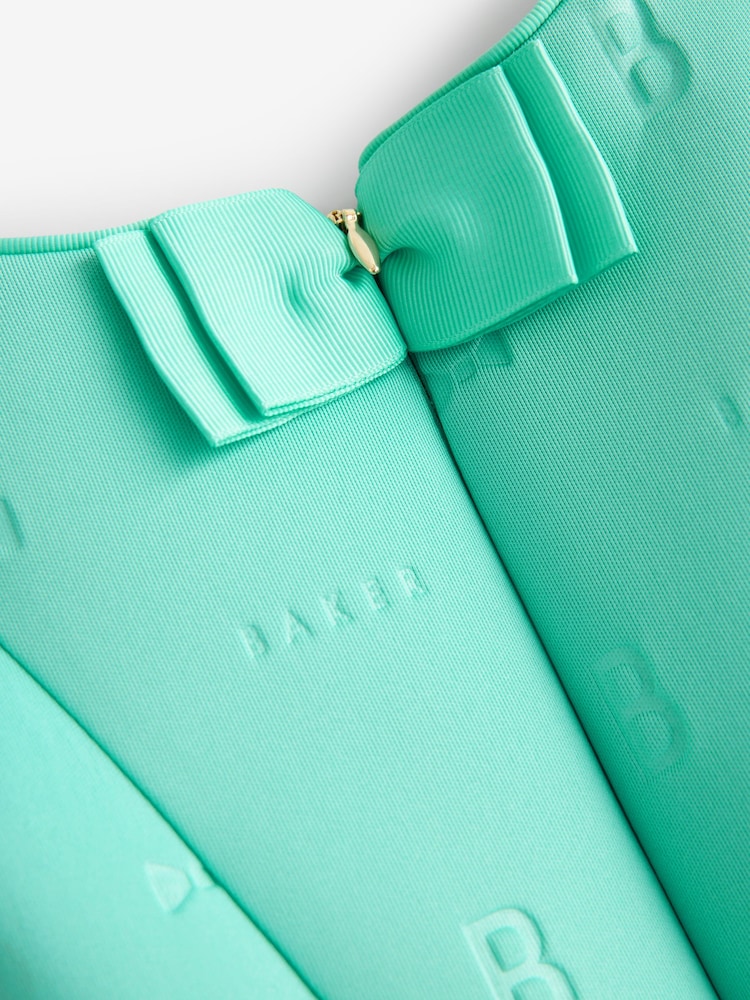 Baker by Ted Baker Mint Green Embossed Scuba Dress - Image 10 of 10 Baker by Ted Baker Mint Green Embossed Scuba Dress - Image 10 of 10