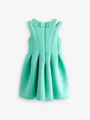 Baker by Ted Baker Mint Green Embossed Scuba Dress - Image 7 of 10