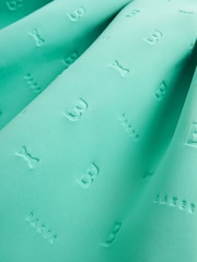Baker by Ted Baker Mint Green Embossed Scuba Dress - Image 9 of 10