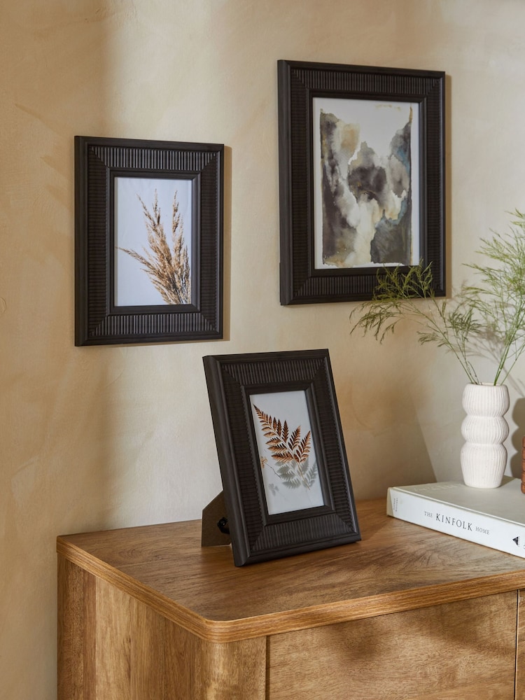 Black Rattan Effect Photo Frame - Image 2 of 5