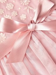 Monsoon Pink Giselle Embellished Floral Dress - Image 3 of 3