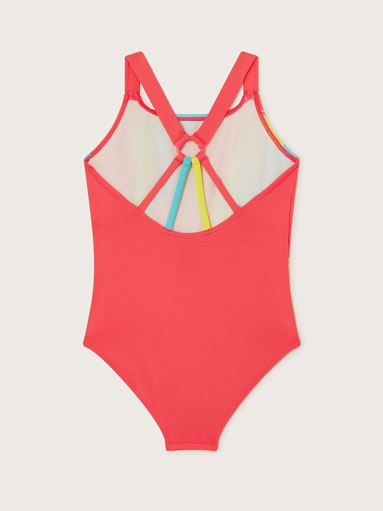 Monsoon Orange Sunshine Sequin Swimsuit - Image 2 of 3