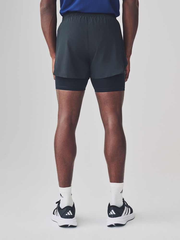 Adidas מכנסי ריצה קצרים בייסיק דגם Adizero - Image 3 of 5
