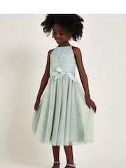 Monsoon Green Acey Sequin Truth Dress - Image 1 of 5
