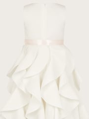 Monsoon Natural Scuba Cancan Ruffle Dress - Image 2 of 3