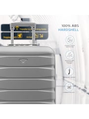 Flight Knight 55x40x20cm Ryanair Priority 4 Wheel ABS Hard Case Cabin Carry On Hand Luggage - Image 4 of 7
